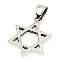 Hanger Davidster  Silver