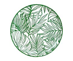Bordjes Groene blaadjes 9 inch