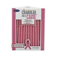 Chanoeka kaarsjes Pink Ribbon