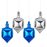 Dreidel ballonnen 4 stuks