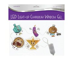 Raamgel stickers LED chanoeka
