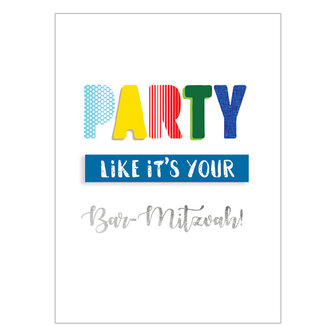 Kaart Bar Mitzwah Party