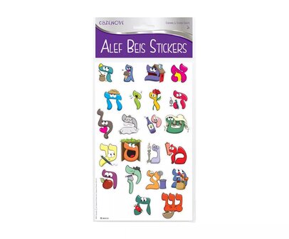 Stickers &#039;alef beet&#039;