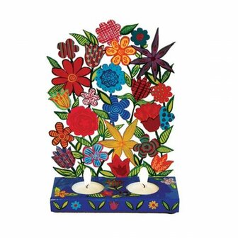 Sjabbatkandelaar &#039;Bloemen&#039;