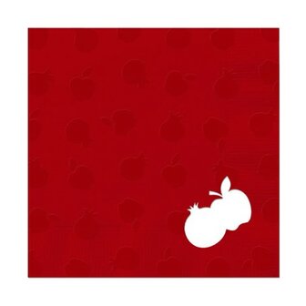 Servetten rood appel