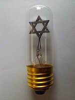 Jaartijdlampje davidster