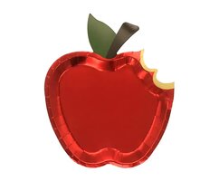 Papieren bordjes 'appel'