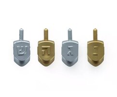 Dreidel (goud of zilver)