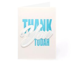 Kaart 'thank you'