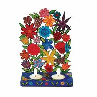 Sjabbatkandelaar 'Bloemen'